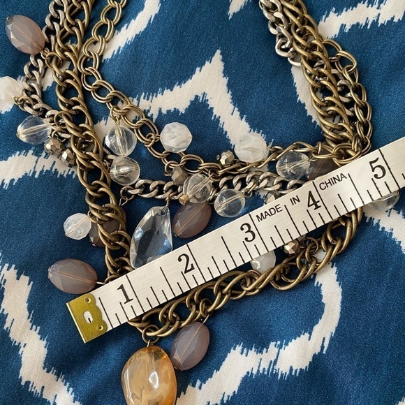 Loft Heavy Layered Necklace - Picture 12 of 12